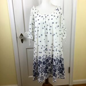 Siren Lily Floral Dress Cottagecore Petite EUC